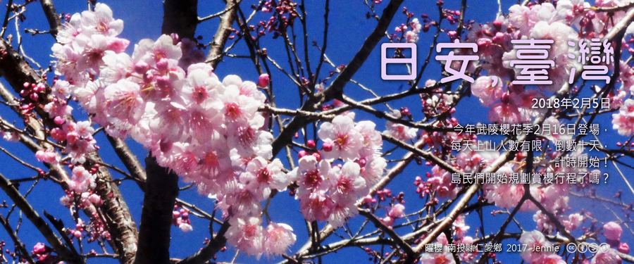 365 日安，臺灣之2018年2月5日